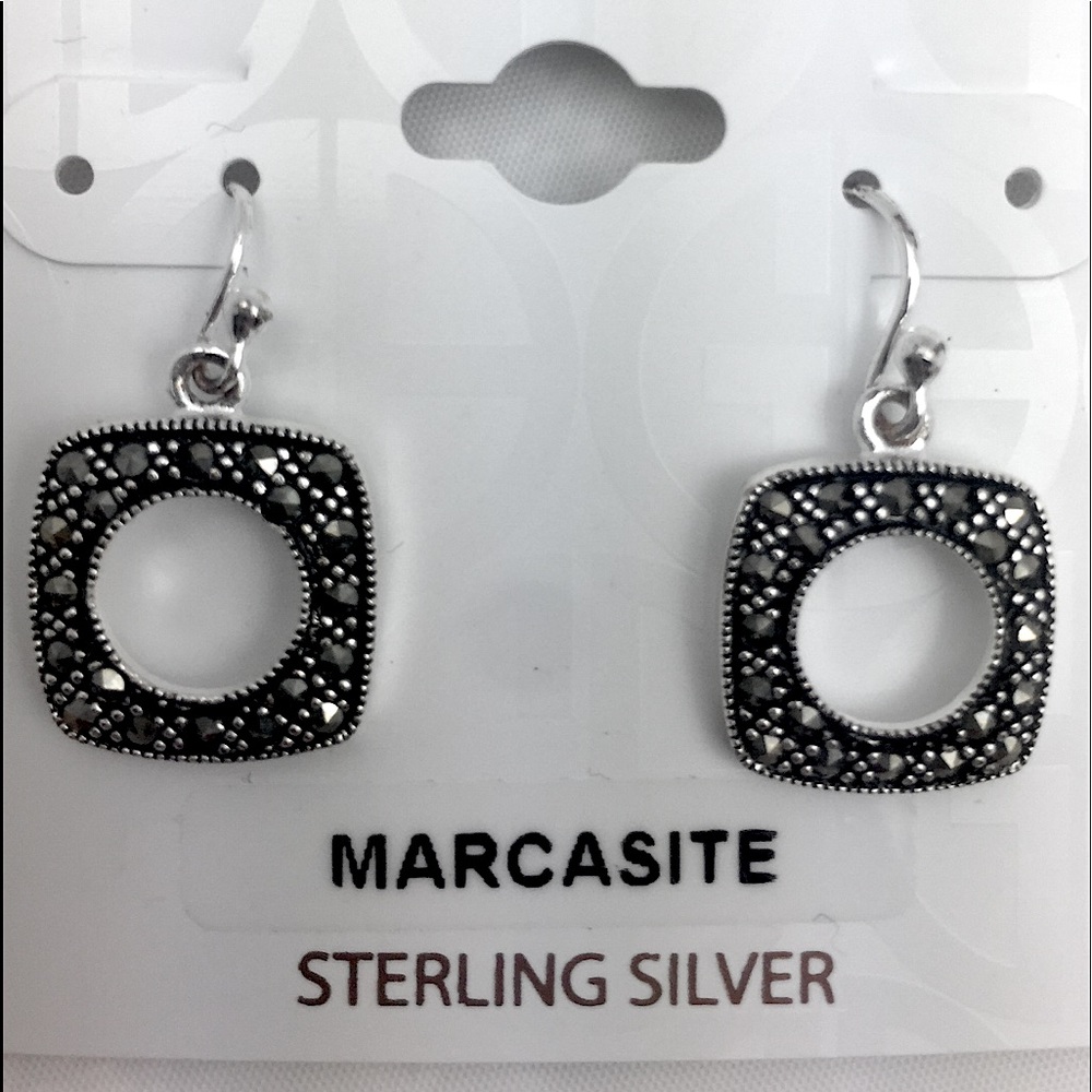 Giani Bernini Sterling Silver Marcasite Earrings
